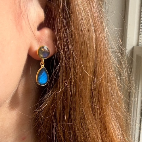 labradorite earrings