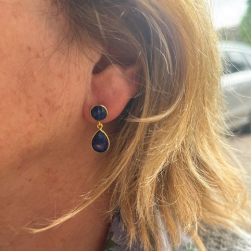 lapis lazuli earrings
