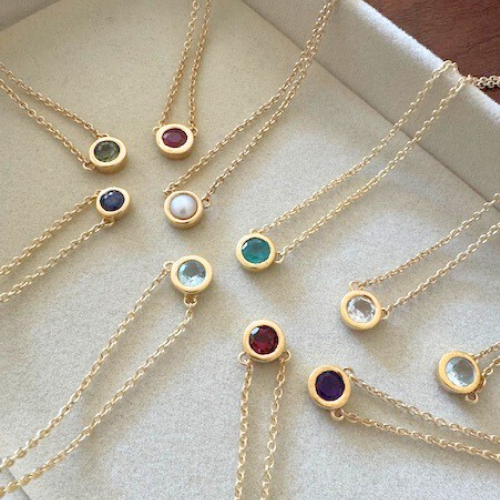 Colour Me Birthstone Necklace