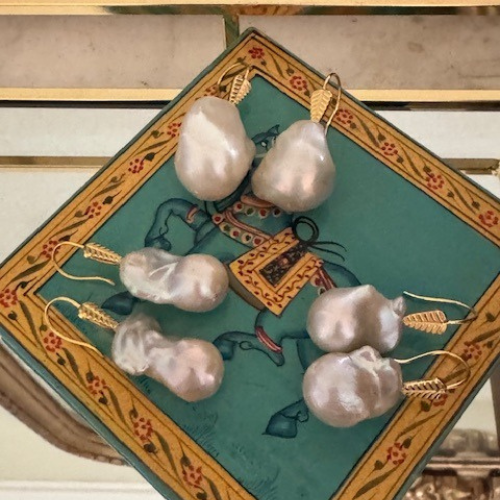 pearl earrings