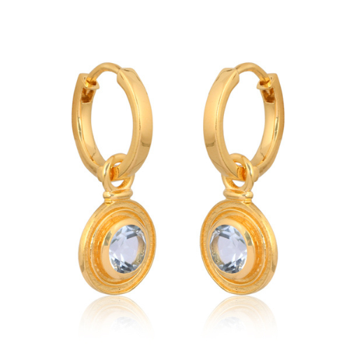 Target Hoop Earrings by Contemporary British Brand Acqua London