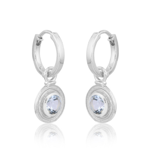 Target Hoop Earrings by Contemporary British Brand Acqua London