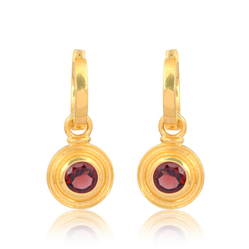 garnet earrings