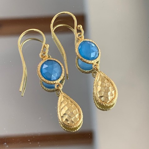 gold plated earrings