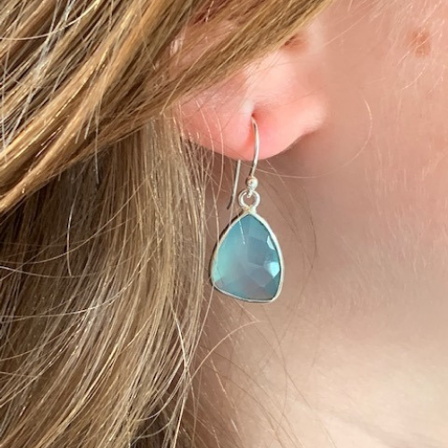 Wave Drop Earrings - 2 colours