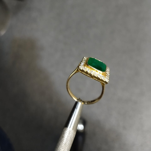 Emerald and Diamond Ring - by Commission Only