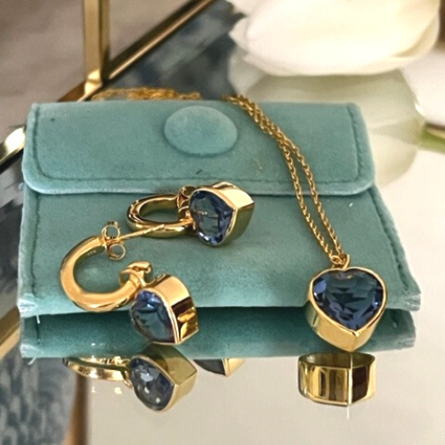 Eternity Heart pendant necklace - 2 colours