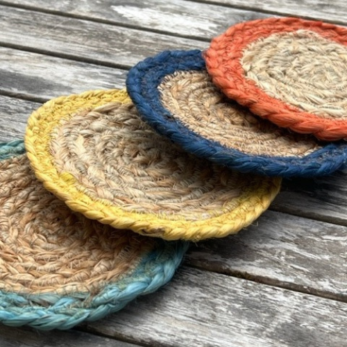 Round Tablemats for Glasses