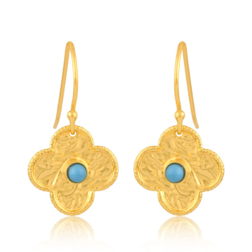 Sahara Pendant Earrings - 2 colours (Gold Plated)