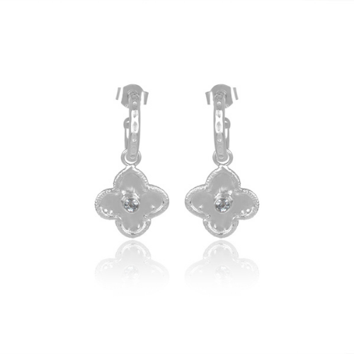silver topaz earrings