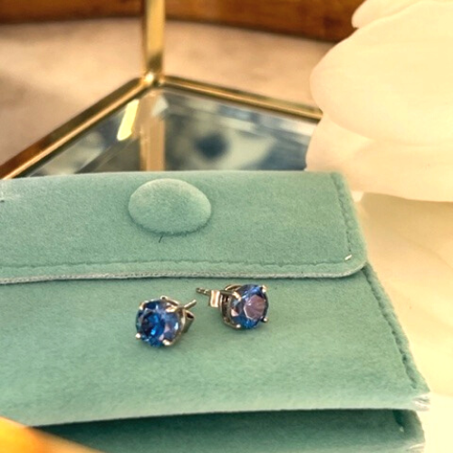 Eternity Studs (sterling silver) - 3 colours