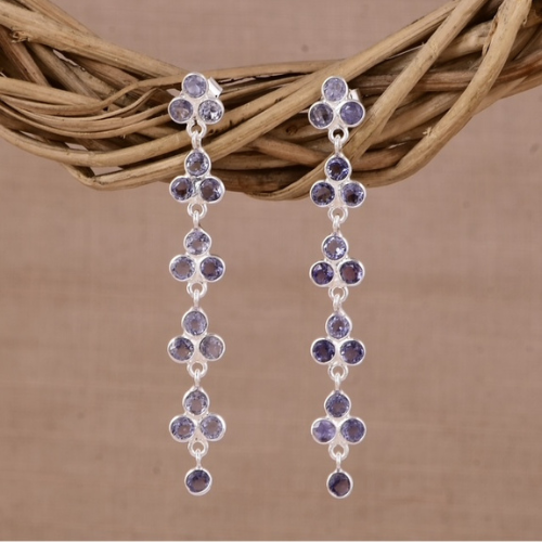 silver earrings