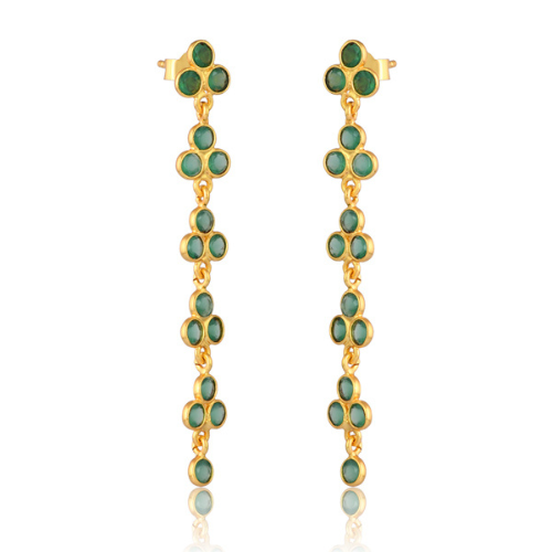 Azure river earrings