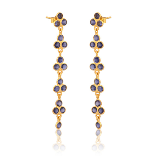 Azure river earrings
