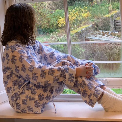 Elephant print pyjamas