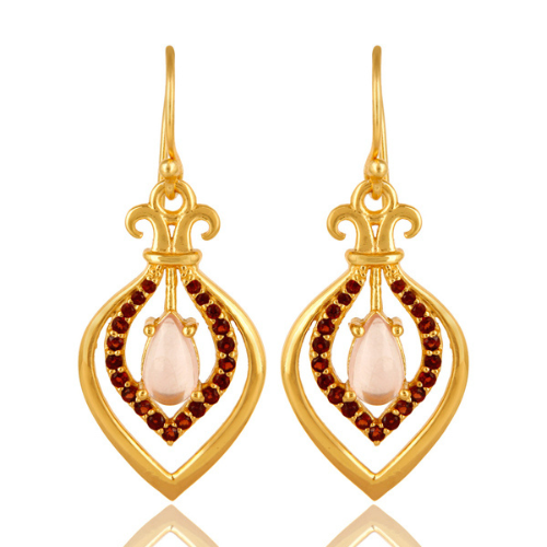 garnet earrings