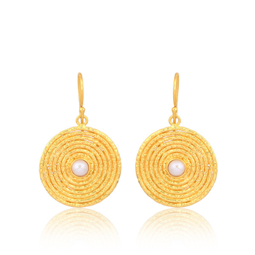 18ct gold plated sterling silver earrings