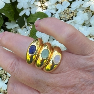 Wave Stacking Rings - 3 colours