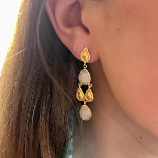 Sahara chandelier earrings