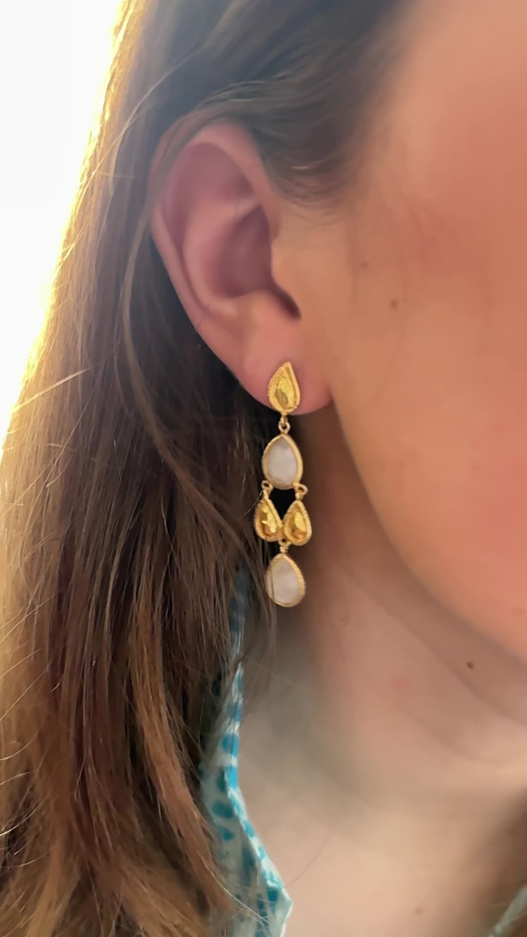Sahara chandelier earrings