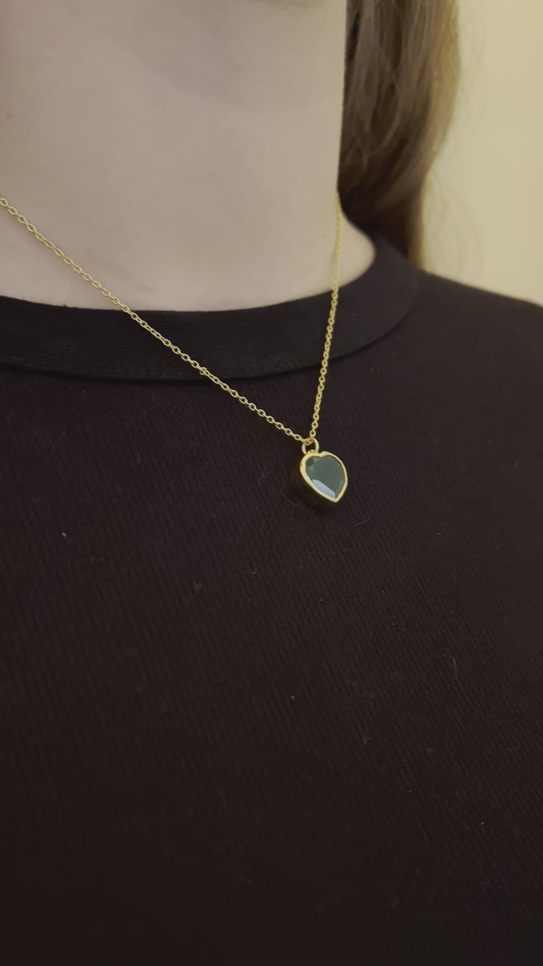 Eternity Heart pendant necklace - 3 colours
