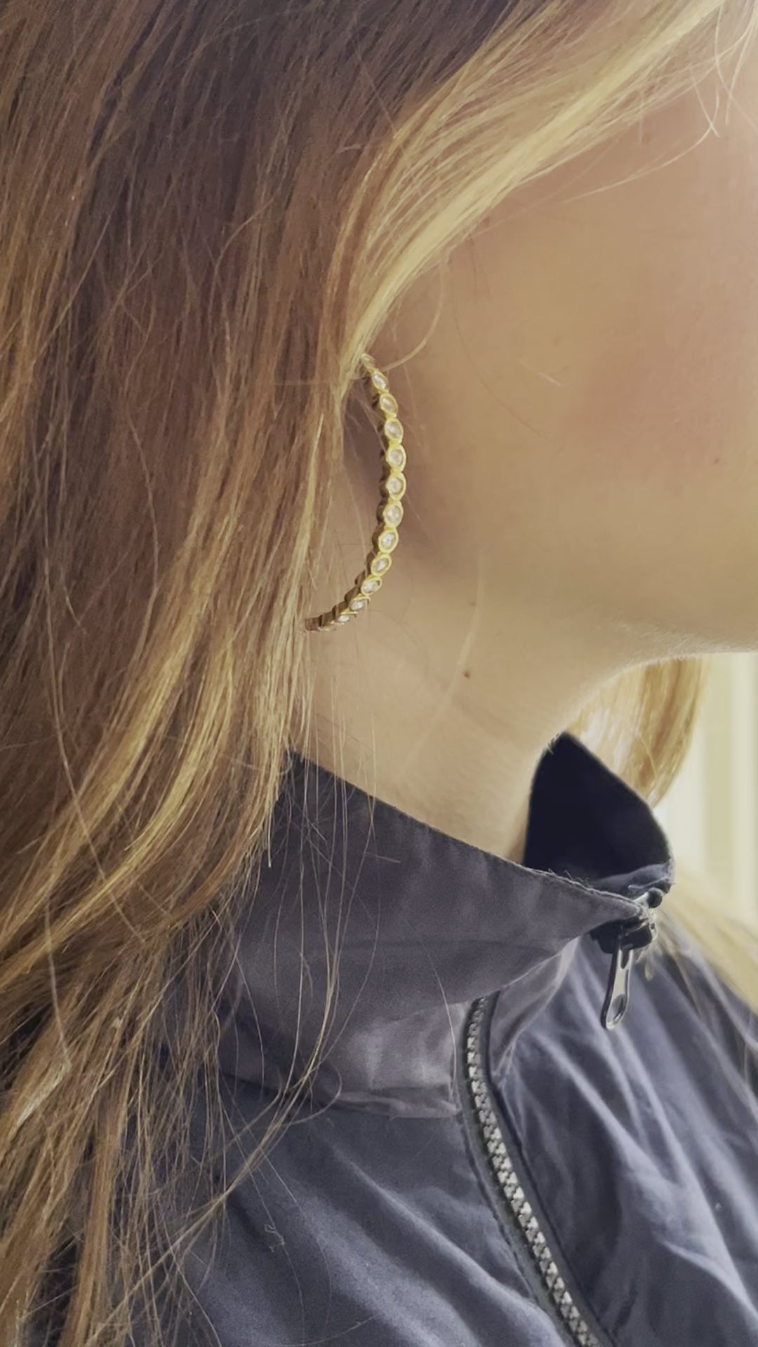 Eternity Large Hoops