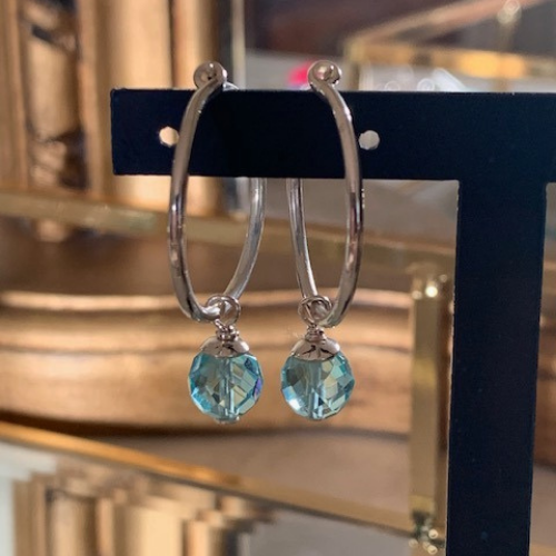 Silver Hoops