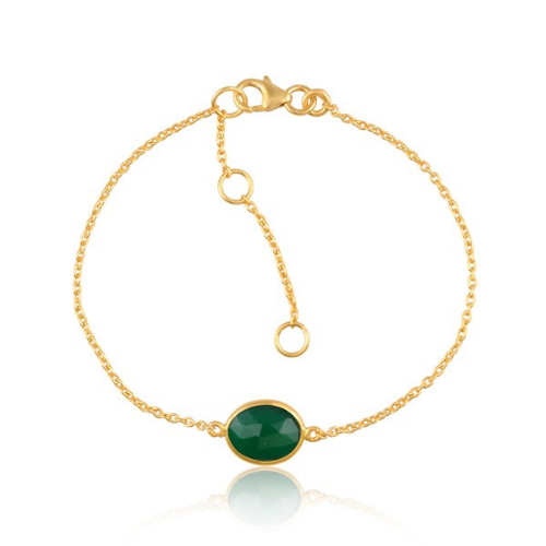Green onyx bracelet