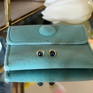 Azure small stud earrings