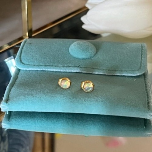 Azure small stud earrings