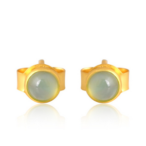 Azure small stud earrings