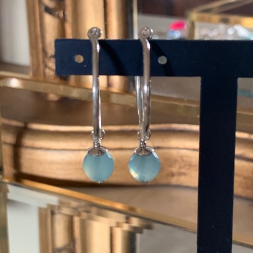 Silver Hoops