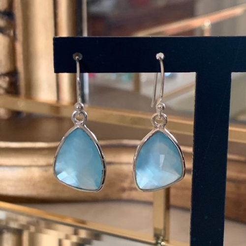 Wave Drop Earrings - 2 colours