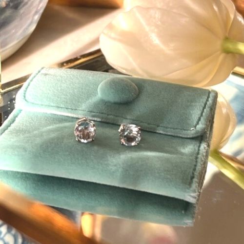Eternity Studs (sterling silver) - 4 colours