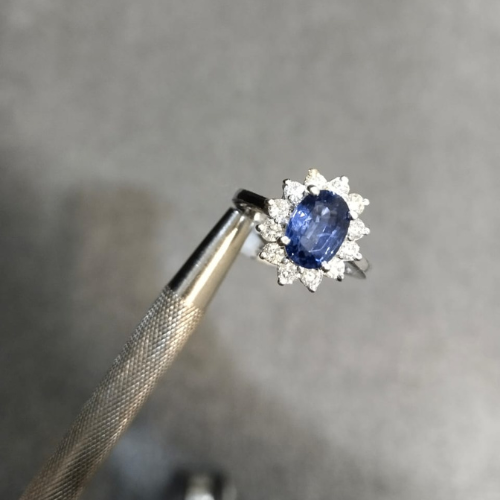 Sapphire and Diamond Ring - by Commission Only