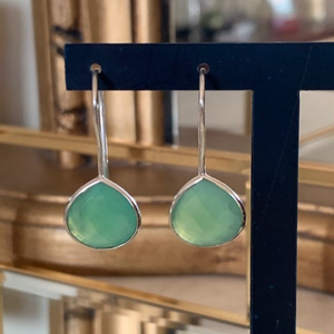 Chrysoprase drops