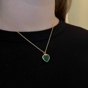 Eternity Heart pendant necklace - 3 colours