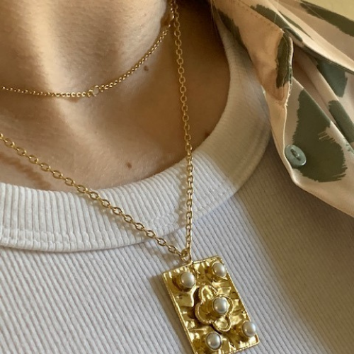 Gold plated Sahara necklace