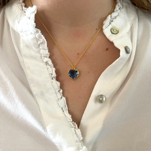 Eternity Heart pendant necklace - 3 colours