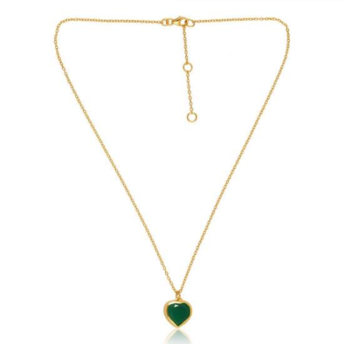 Eternity Heart pendant necklace - 3 colours