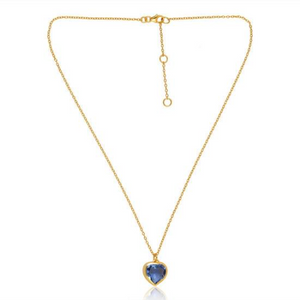 Eternity Heart pendant necklace - 3 colours