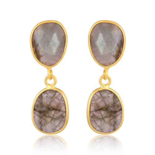 Azure pebble earrings (4 colours)