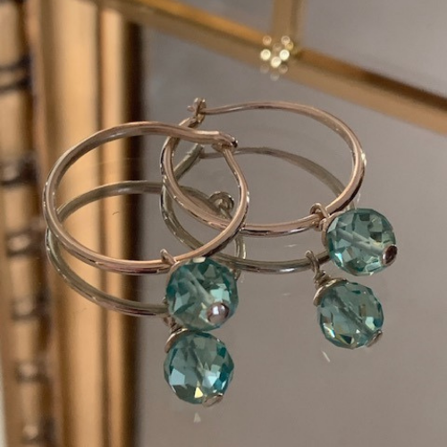 Silver Hoops