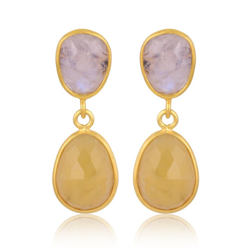 Azure pebble earrings (4 colours)