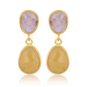 Moonstone earrings
