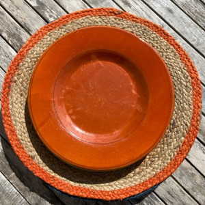 Round Tablemats for Plates and Serving Dishes