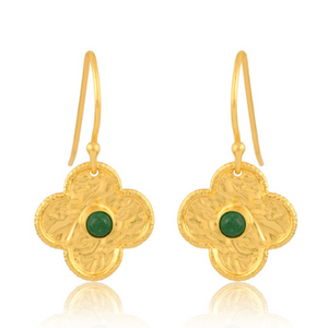 Sahara Pendant Earrings - 2 colours (Gold Plated)