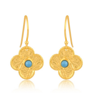 Sahara Pendant Earrings - 2 colours (Gold Plated)