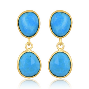 Azure Pebble Earrings (4 colours)