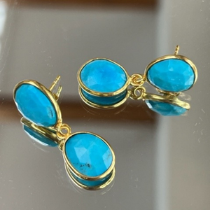 Azure Pebble Earrings (4 colours)